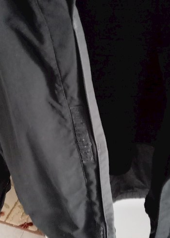 Siyah Midi Boylu Fermuarlı Rahat Kesim erkek Mont - Görsel 3