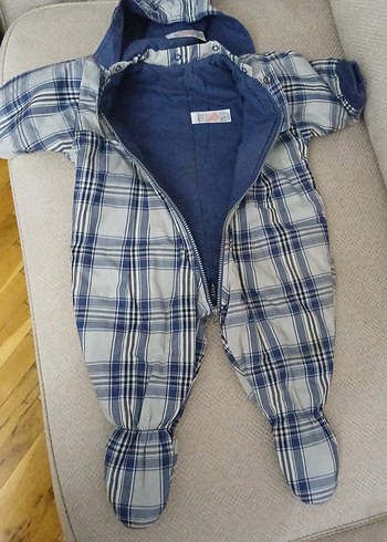 Mavi Gri Bebek Erkek Tulum - Görsel 2