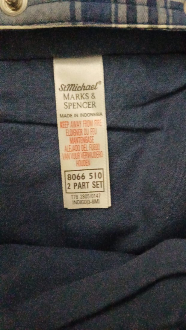 Mavi Gri Bebek Erkek Tulum - Görsel 5