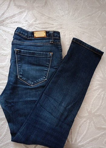 Kadın Normal Boy Dar Kesim Denim Pantolon - Görsel 2