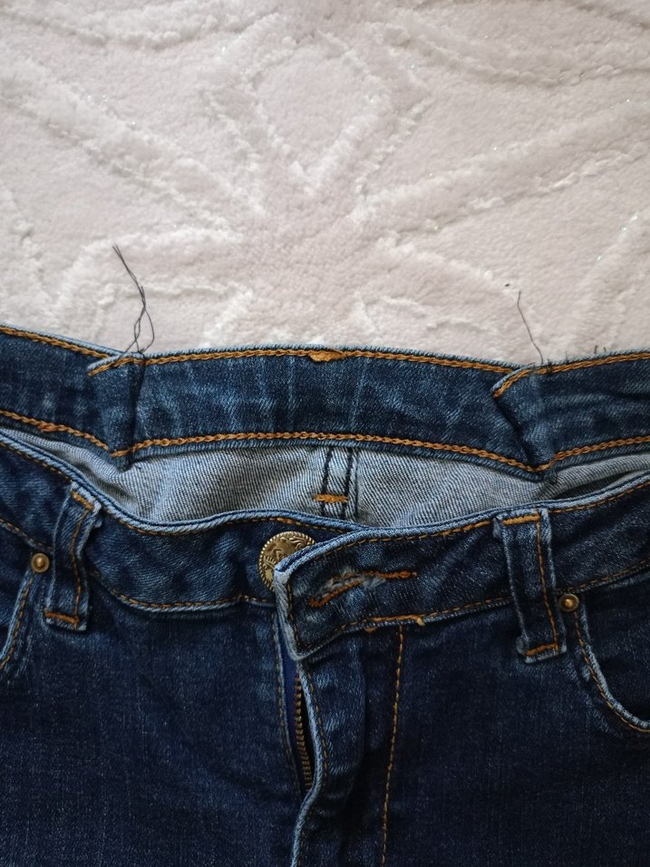 Kadın Normal Boy Dar Kesim Denim Pantolon - Görsel 3