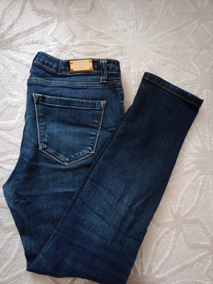 Kadın Normal Boy Dar Kesim Denim Pantolon - Görsel 2