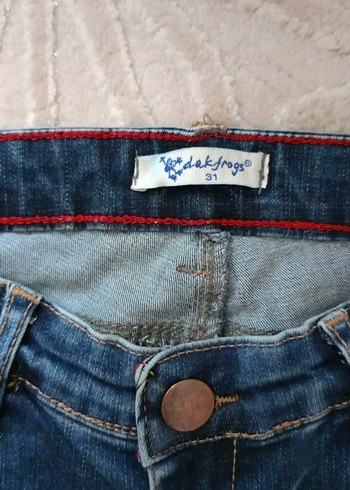 Lacivert Beli Yüksek Skinny Denim Pantolon - Görsel 4