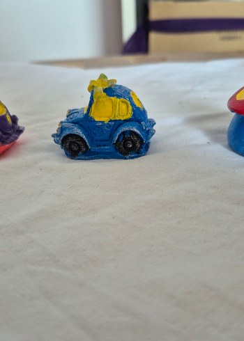 Renkli Oyuncak Araba, Uğurböceği ve Lavanta Figürleri - Görsel 2