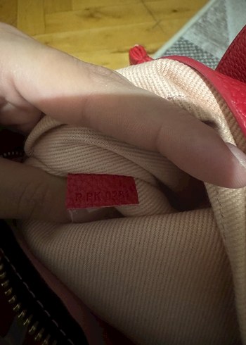 Marc Jacobs Kırmızı Deri Marc Jacobs Tote Çanta