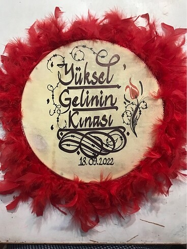 Tasarımcı Gelin tefi