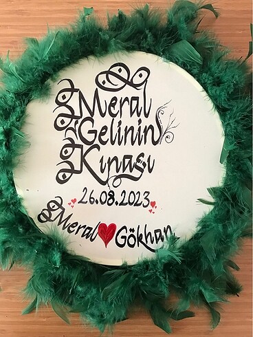 Tasarımcı Gelin tefi