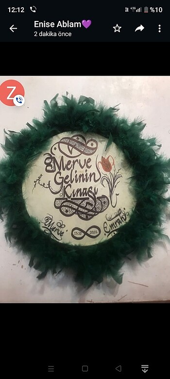 Tasarımcı Gelin tefi