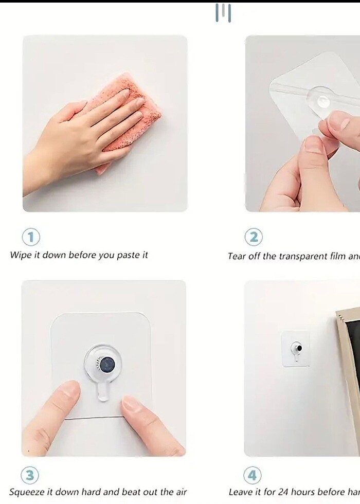 Kolay askı aparatı 2 adet - Görsel 2