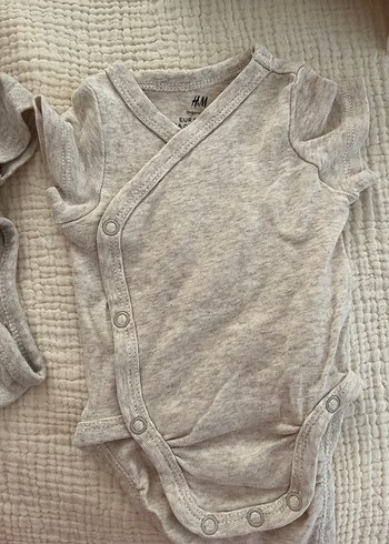 5'li Beyaz Kısa Kollu Anvelop Bebek Zıbını - Görsel 3