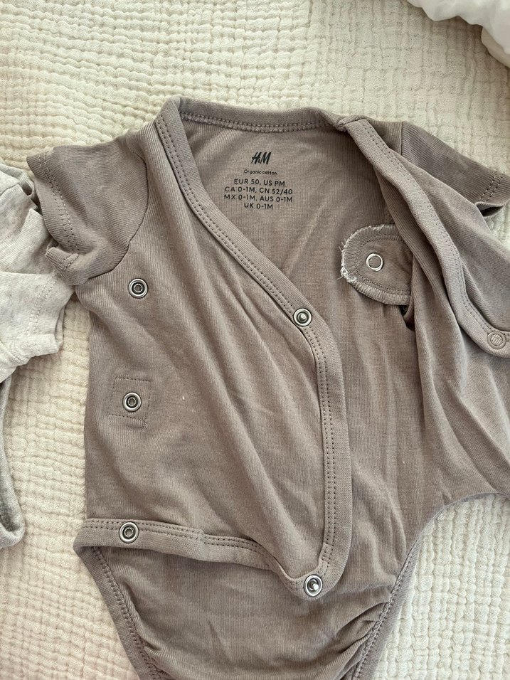 5'li Beyaz Kısa Kollu Anvelop Bebek Zıbını - Görsel 4