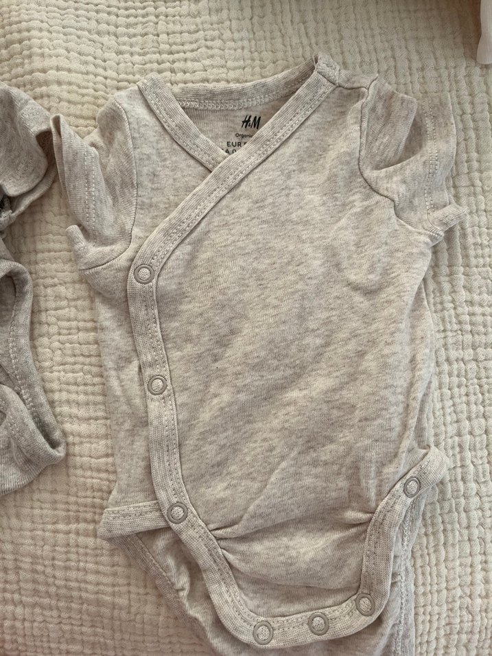 5'li Beyaz Kısa Kollu Anvelop Bebek Zıbını - Görsel 3