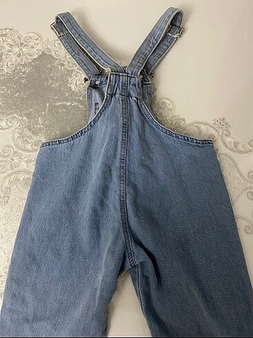 6 Yaş Beden Zara Oyuncaklı Kot Salopet