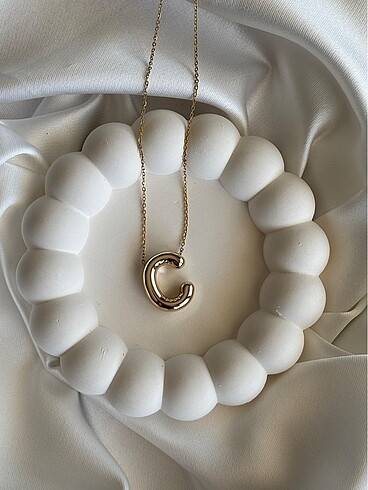 Gold harf kolye