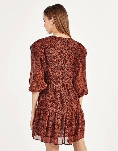 Bershka Bershka leopar elbise