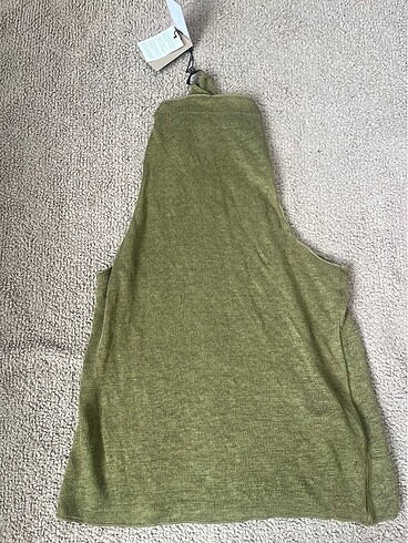 xs Beden haki Renk Massimo dutti örgü bluz