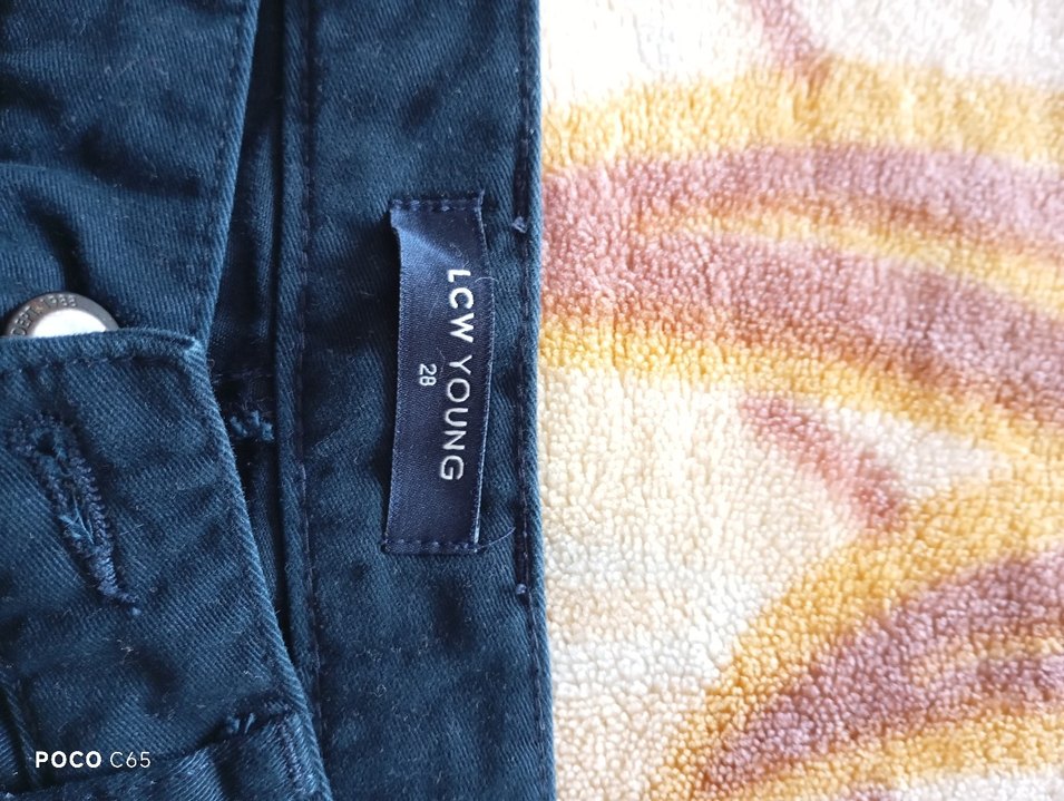 Erkek Koyu Mavi Kemerli Denim Pantolon - Görsel 3
