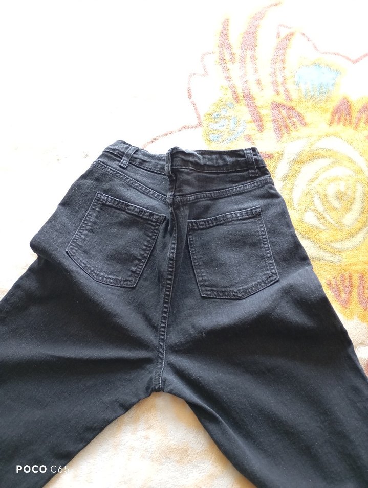 Siyah kot pantolon - Görsel 4