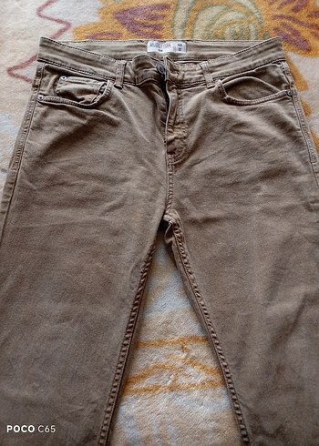 Regular Fit Kahverengi Kot Erkek Pantolon - Görsel 3