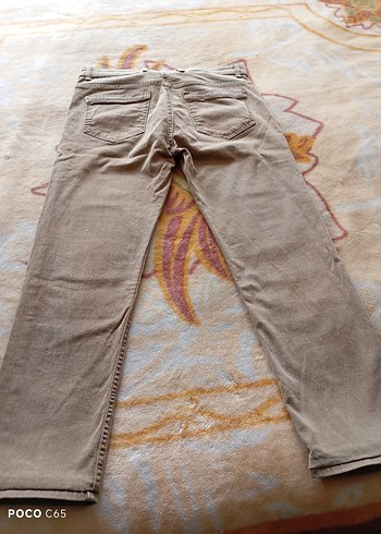 Regular Fit Kahverengi Kot Erkek Pantolon - Görsel 5