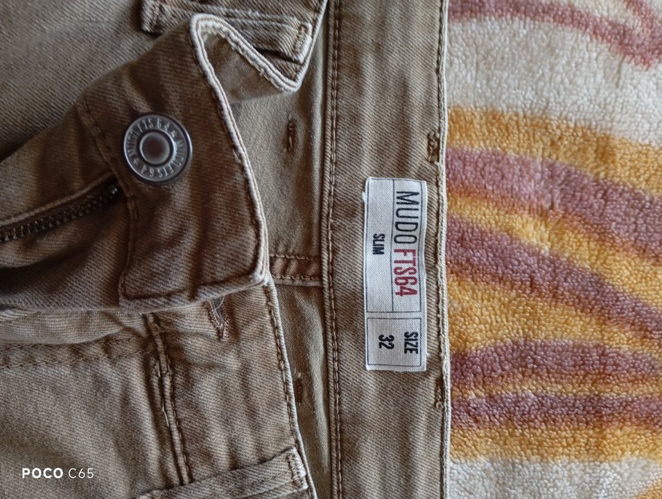 Regular Fit Kahverengi Kot Erkek Pantolon - Görsel 2