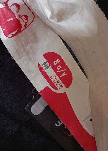 Kırmızı kız çocuk mont - Görsel 4