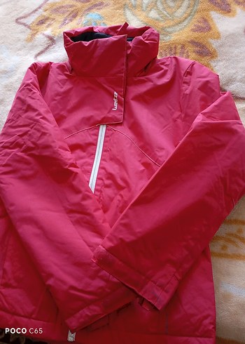 Kırmızı kız çocuk mont - Görsel 6