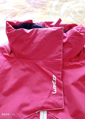 Kırmızı kız çocuk mont - Görsel 5