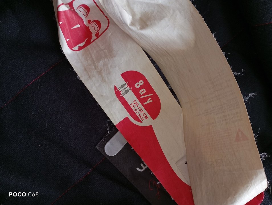 Kırmızı kız çocuk mont - Görsel 4