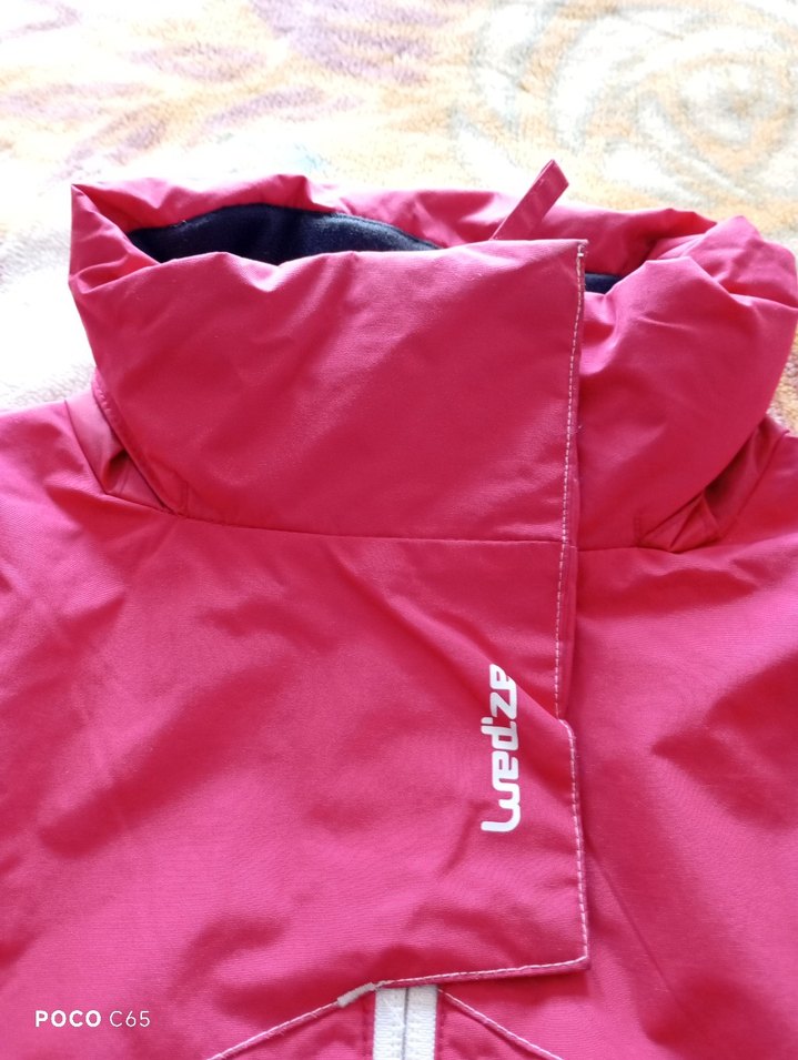 Kırmızı kız çocuk mont - Görsel 5