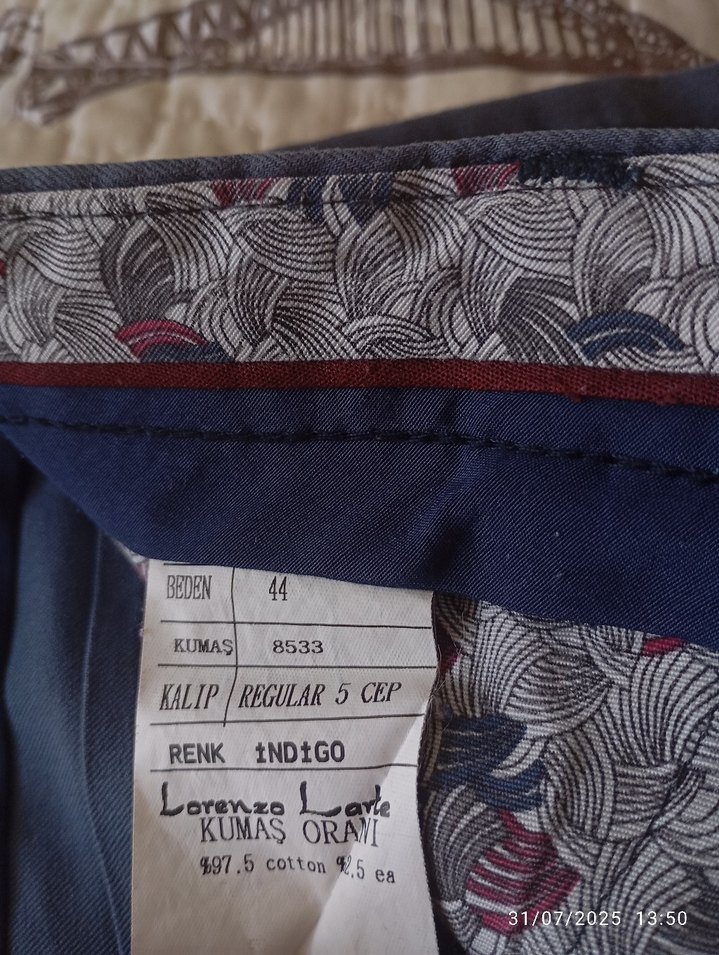 Gri Regular Fit Erkek Denim Pantolon - Görsel 5