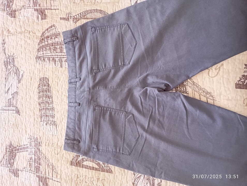 Gri Regular Fit Erkek Denim Pantolon - Görsel 4