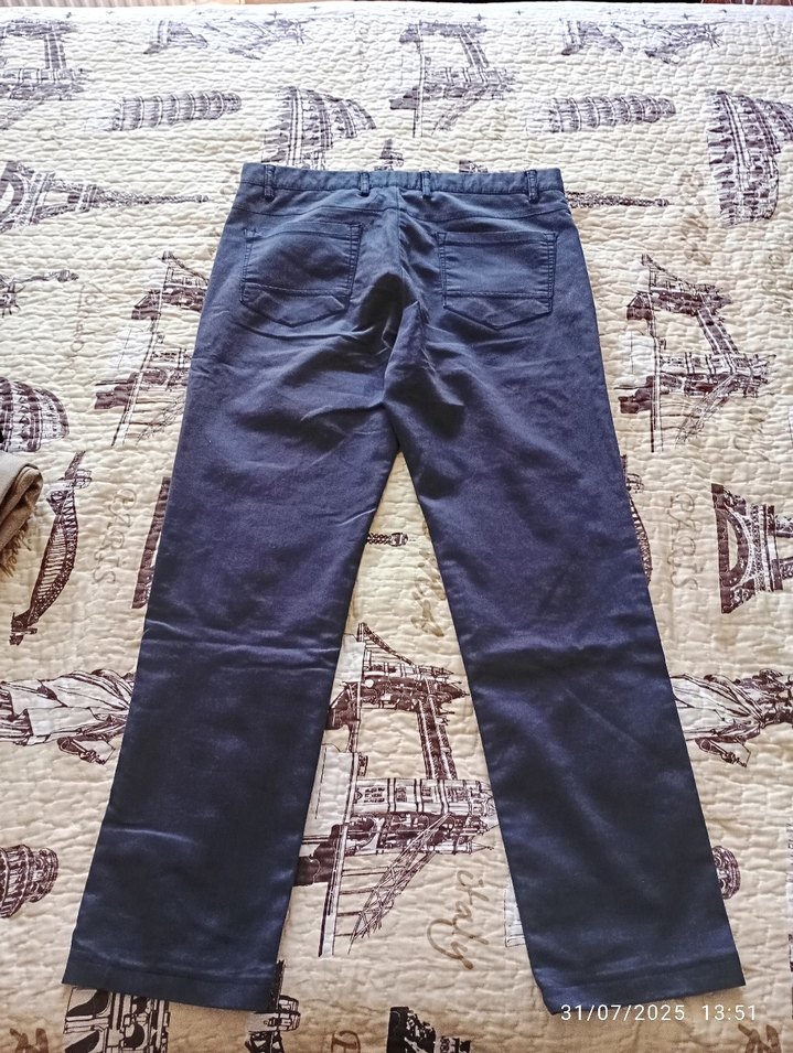 Gri Regular Fit Erkek Denim Pantolon - Görsel 3