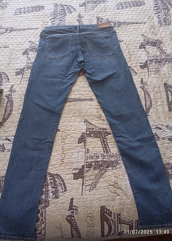 Mavi Normal Kesim Denim Kadın Kot Pantolon - Görsel 5