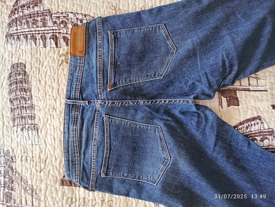 Mavi Normal Kesim Denim Kadın Kot Pantolon - Görsel 4