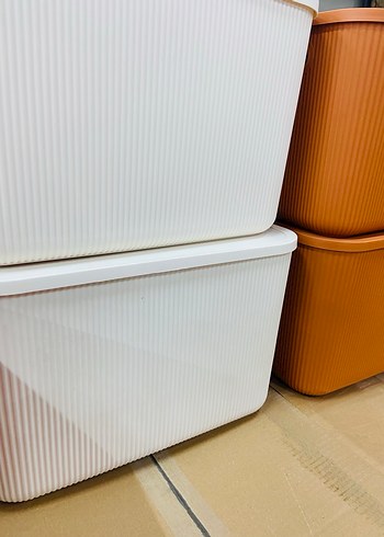 Beyaz Kapaklı Büyük Saklama Kutusu - Görsel 5