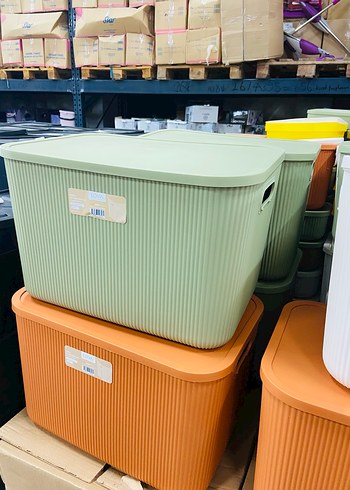 Beyaz Kapaklı Büyük Saklama Kutusu - Görsel 3