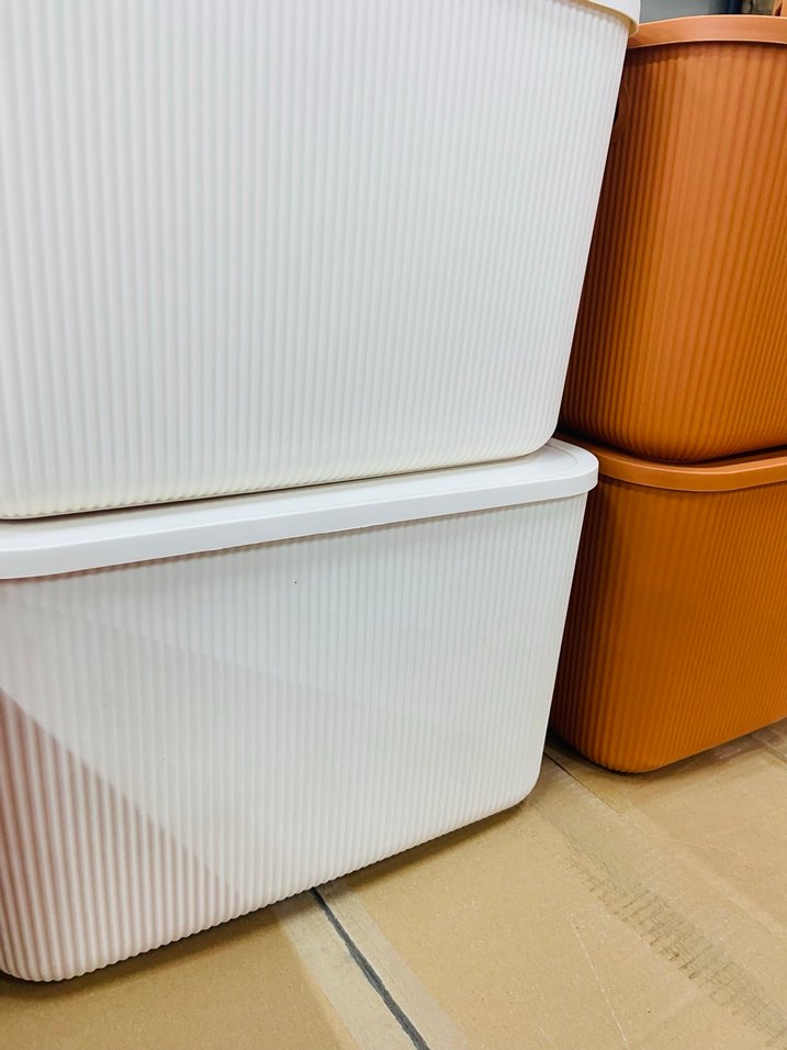 Beyaz Kapaklı Büyük Saklama Kutusu - Görsel 5