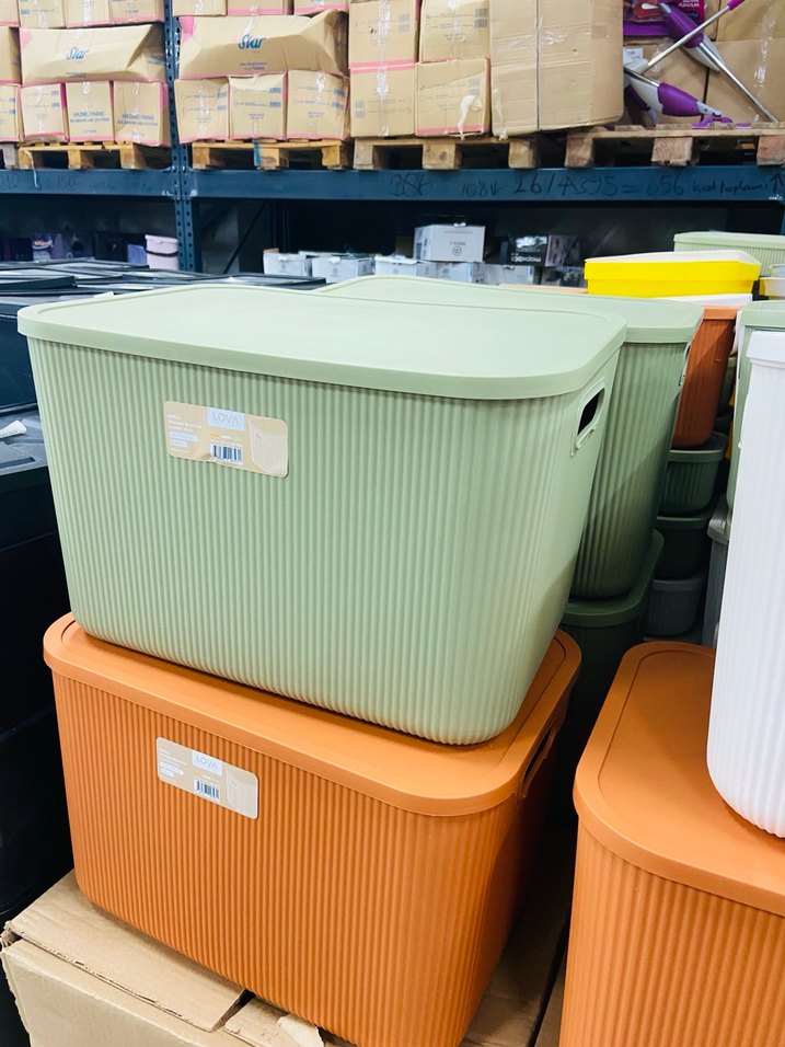 Beyaz Kapaklı Büyük Saklama Kutusu - Görsel 3