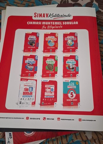 8. Sınıf Branş Denemeleri Sınav Kitabı