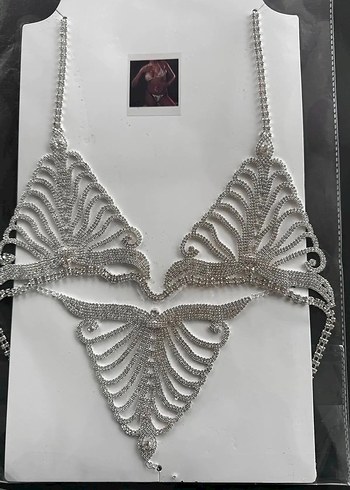 Dantelli Beyaz Kadın Bikini - Görsel 3