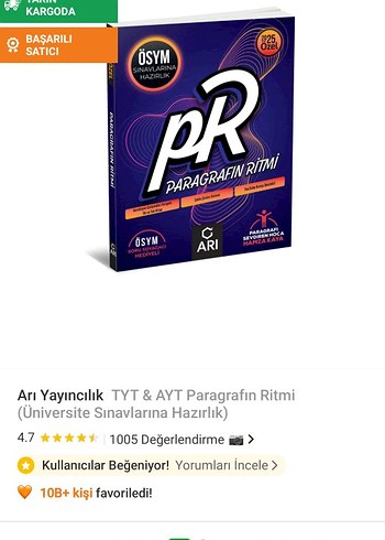 TYT & AYT Paragrafın Ritmi - Arı Yayıncılık