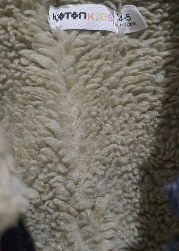 koton erkek çocuk kalın kot ceket - Görsel 4