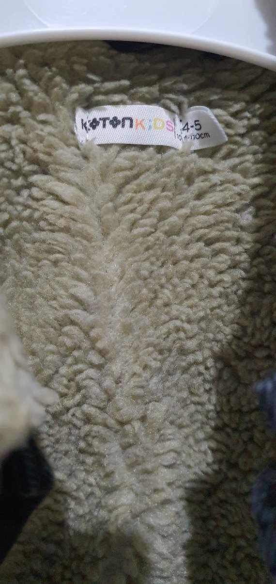 koton erkek çocuk kalın kot ceket - Görsel 4