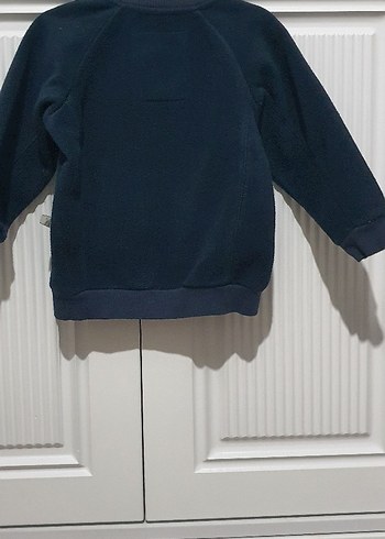 Erkek Çocuk Lacivert Fermuarlı Sweatshirt - Görsel 2