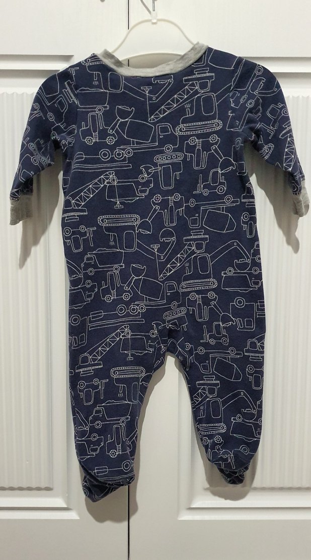 Carter's fermuarlı Uzun Kollu Erkek Bebek Tulum - Görsel 2