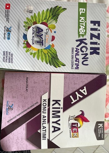 AYT Fizik ve Kimya Konu Anlatımı Kitapları
