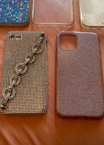 Payetli ve Şeffaf Çoklu Telefon Kılıfları - Görsel 2