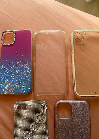 Payetli ve Şeffaf Çoklu Telefon Kılıfları - Görsel 3