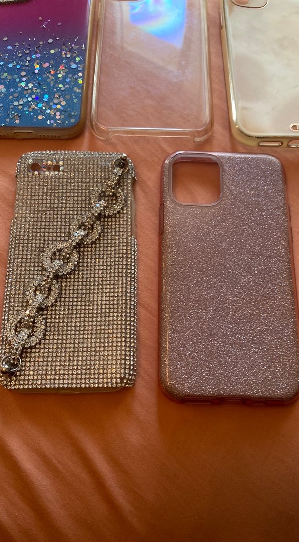 Payetli ve Şeffaf Çoklu Telefon Kılıfları - Görsel 2